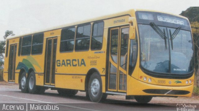 Viação Garcia 6886 na cidade de Joinville, Santa Catarina, Brasil, por Maicon Igor  Barboza. ID da foto: 3479594.