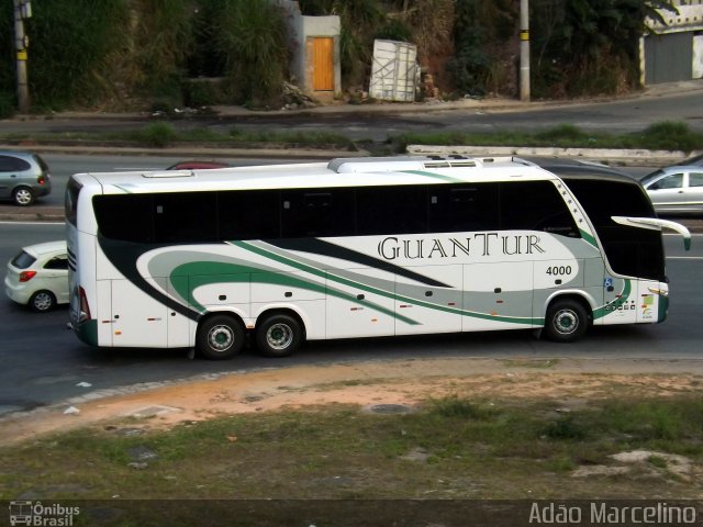 Viação GuanTur 4000 na cidade de Belo Horizonte, Minas Gerais, Brasil, por Adão Raimundo Marcelino. ID da foto: 3479363.