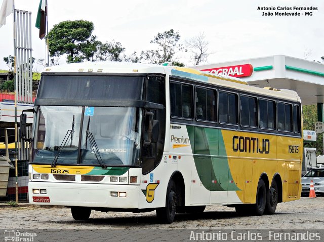 Empresa Gontijo de Transportes 15875 na cidade de João Monlevade, Minas Gerais, Brasil, por Antonio Carlos Fernandes. ID da foto: 3481250.