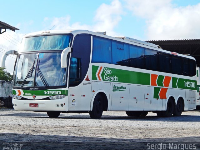 Cia. São Geraldo de Viação 14590 na cidade de Aracaju, Sergipe, Brasil, por Sergio Marques . Número da foto: #3482265.