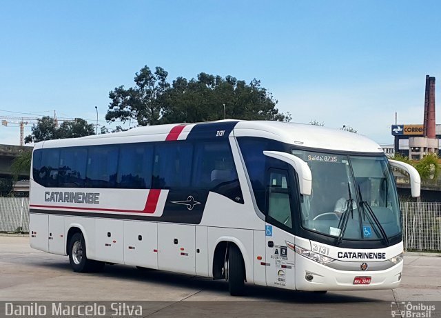 Auto Viação Catarinense 3131 na cidade de Curitiba, Paraná, Brasil, por Danilo Marcelo Silva. ID da foto: 3480841.