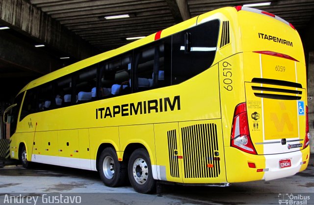 Viação Itapemirim 60519 na cidade de Curitiba, Paraná, Brasil, por Andrey Gustavo. Número da foto: #3481355.