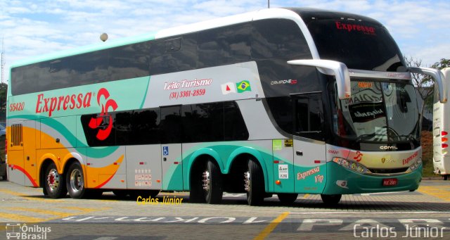 Expressa Turismo 55420 na cidade de Goiânia, Goiás, Brasil, por Carlos Júnior. ID da foto: 3482068.