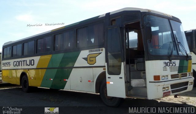 Empresa Gontijo de Transportes 3055 na cidade de Contagem, Minas Gerais, Brasil, por Maurício Nascimento. ID da foto: 3481742.