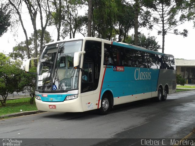 Empresa de Ônibus Nossa Senhora da Penha 35116 na cidade de Curitiba, Paraná, Brasil, por Cleber C.  Moreira. Número da foto: #3483666.