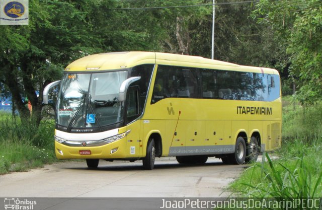 Viação Itapemirim 60525 na cidade de Recife, Pernambuco, Brasil, por João Paulo Peterson de Santana. ID da foto: 3482936.