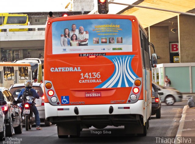 Advance Catedral Transportes 14136 na cidade de Brasília, Distrito Federal, Brasil, por Thiago Silva . ID da foto: 3484416.