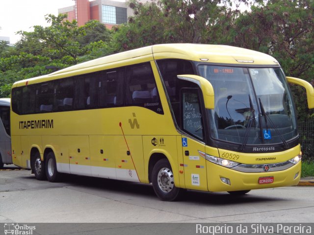 Viação Itapemirim 60529 na cidade de São Paulo, São Paulo, Brasil, por Rogério da Silva Pereira. ID da foto: 3483993.