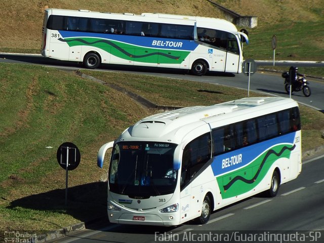 Bel-Tour Transportes e Turismo 383 na cidade de Aparecida, São Paulo, Brasil, por Fabio Alcantara. ID da foto: 3483248.