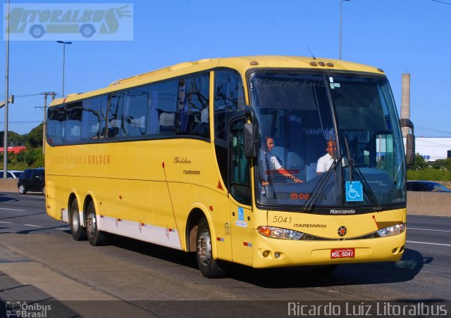 Viação Itapemirim 5041 na cidade de São Paulo, São Paulo, Brasil, por Ricardo Luiz. ID da foto: 3486392.