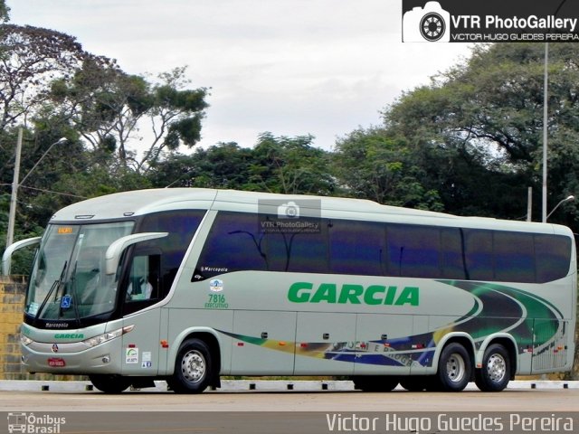 Viação Garcia 7816 na cidade de Maringá, Paraná, Brasil, por Victor Hugo Guedes Pereira. ID da foto: 3485911.