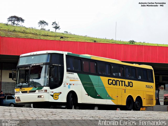 Empresa Gontijo de Transportes 15825 na cidade de João Monlevade, Minas Gerais, Brasil, por Antonio Carlos Fernandes. ID da foto: 3484933.