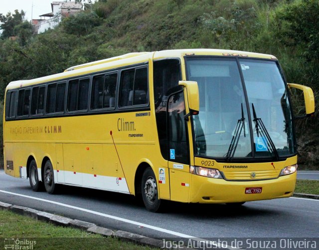 Viação Itapemirim 9023 na cidade de Barra do Piraí, Rio de Janeiro, Brasil, por José Augusto de Souza Oliveira. ID da foto: 3486204.