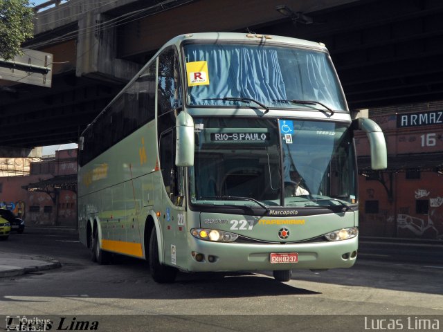 Viação Itapemirim 227 na cidade de Rio de Janeiro, Rio de Janeiro, Brasil, por Lucas Lima. ID da foto: 3485409.