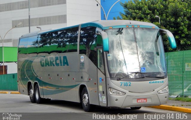 Viação Garcia 7182 na cidade de São Paulo, São Paulo, Brasil, por Rodrigo S. G Busólogo do Brasil. ID da foto: 3486138.