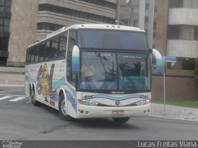 Sol e Mar Turismo 0704 na cidade de Maceió, Alagoas, Brasil, por Lucas Freitas Viana. ID da foto: 3484835.