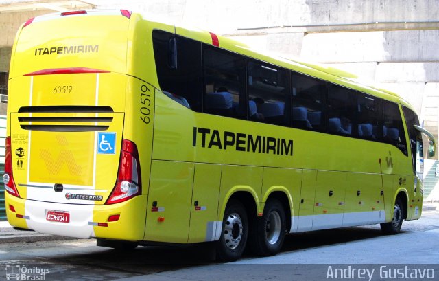 Viação Itapemirim 60519 na cidade de Curitiba, Paraná, Brasil, por Andrey Gustavo. Número da foto: #3485101.