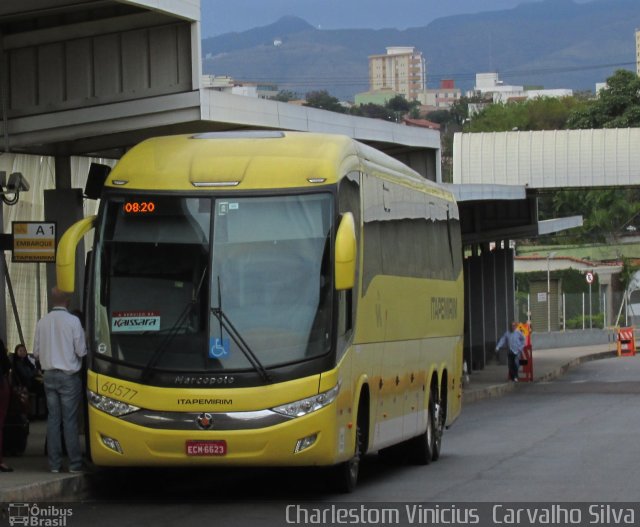 Viação Itapemirim 60577 na cidade de Belo Horizonte, Minas Gerais, Brasil, por Charlestom Vinicius Carvalho Silva. ID da foto: 3484747.