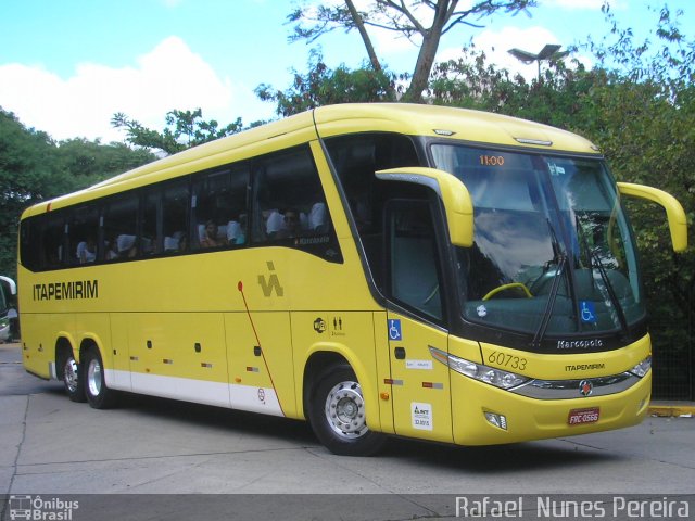 Viação Itapemirim 60733 na cidade de São Paulo, São Paulo, Brasil, por Rafael Nunes Pereira. ID da foto: 3485482.