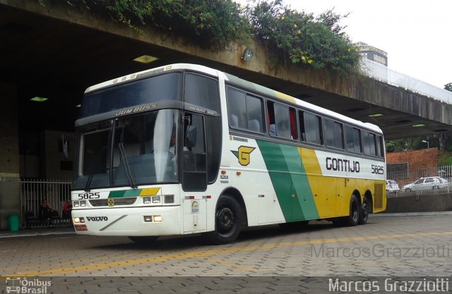 Empresa Gontijo de Transportes 5825 na cidade de Belo Horizonte, Minas Gerais, Brasil, por Marcos Grazziotti. ID da foto: 3485307.