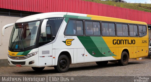 Empresa Gontijo de Transportes 3215 na cidade de João Monlevade, Minas Gerais, Brasil, por Matheus Henrique. ID da foto: 3487926.