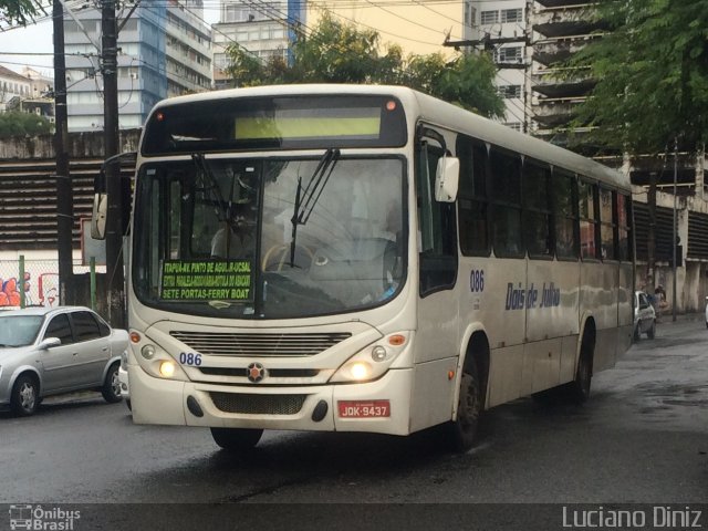 Transportes Dois de Julho 086 na cidade de Salvador, Bahia, Brasil, por Luciano Diniz. Número da foto: #3487318.