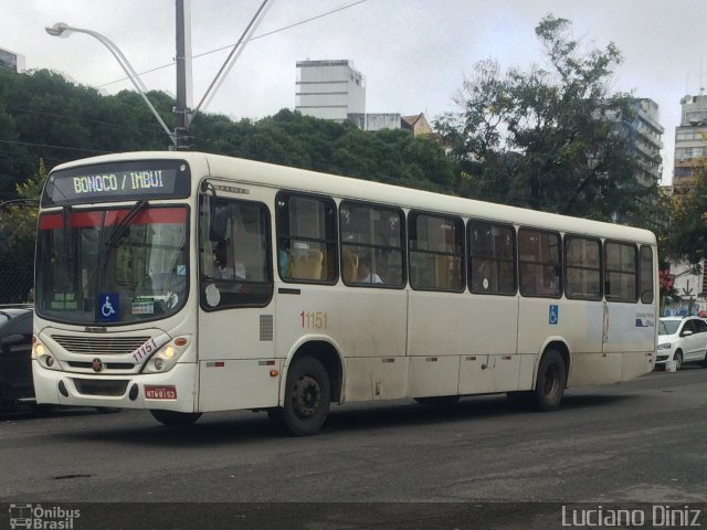 Concessionária Salvador Norte - CSN Transportes 11151 na cidade de Salvador, Bahia, Brasil, por Luciano Diniz. ID da foto: 3487283.