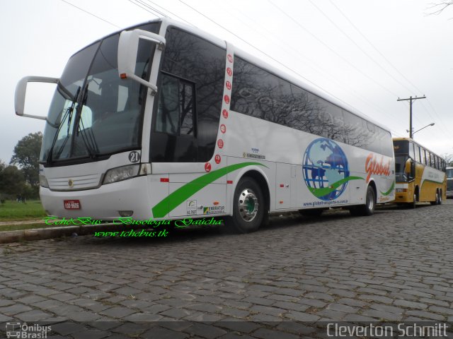 Global Transportes 21 na cidade de Santa Maria, Rio Grande do Sul, Brasil, por Cleverton Schmitt. Número da foto: #3488519.