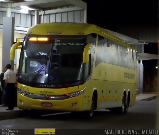 Viação Itapemirim 60775 na cidade de Belo Horizonte, Minas Gerais, Brasil, por Maurício Nascimento. Número da foto: #3488550.