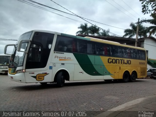 Empresa Gontijo de Transportes 12005 na cidade de Minas Novas, Minas Gerais, Brasil, por Josimar Gomes Simoes. Número da foto: #3488047.