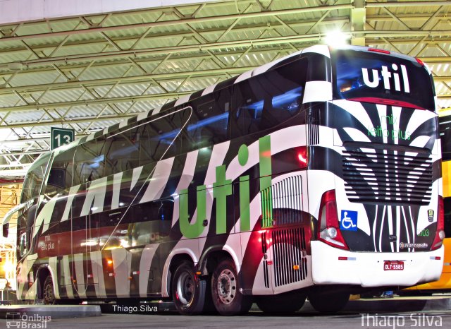 UTIL - União Transporte Interestadual de Luxo 11103 na cidade de Brasília, Distrito Federal, Brasil, por Thiago Silva . Número da foto: #3488234.