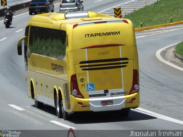 Viação Itapemirim 60809 na cidade de Lavrinhas, São Paulo, Brasil, por Jhonatan Diego da Silva Trevisan. ID da foto: 3488248.