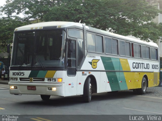 Empresa Gontijo de Transportes 10105 na cidade de Belo Horizonte, Minas Gerais, Brasil, por Lucas Vieira. ID da foto: 3538927.