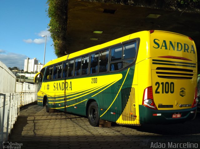 Viação Sandra 2100 na cidade de Belo Horizonte, Minas Gerais, Brasil, por Adão Raimundo Marcelino. Número da foto: #3540153.
