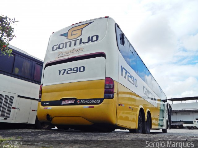 Empresa Gontijo de Transportes 17290 na cidade de Aracaju, Sergipe, Brasil, por Sergio Marques . Número da foto: #3539287.