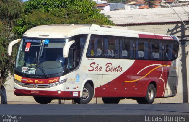 Viação São Bento Ribeirão Preto 12100 na cidade de Araxá, Minas Gerais, Brasil, por Lucas Borges . Número da foto: #3539747.