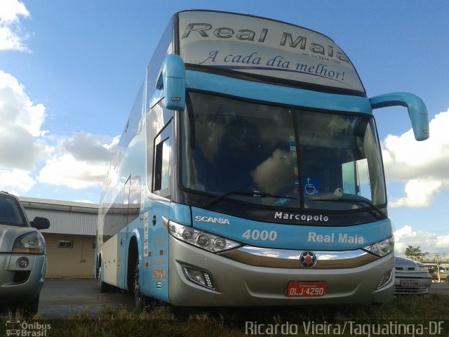 Real Maia 4000 na cidade de Taguatinga, Distrito Federal, Brasil, por Ricardo Vieira. Número da foto: #3559183.