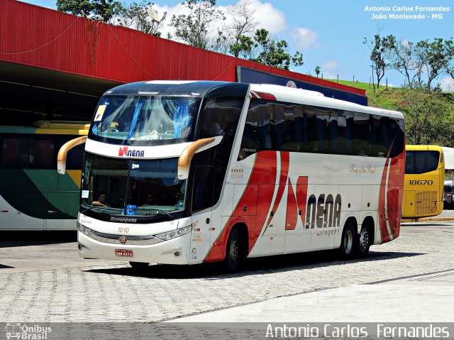 Nena Viagens 1010 na cidade de João Monlevade, Minas Gerais, Brasil, por Antonio Carlos Fernandes. Número da foto: #3559789.