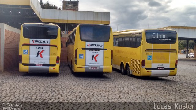 Kaissara - Viação Caiçara 15948 na cidade de Governador Valadares, Minas Gerais, Brasil, por Lucas  Kuster. Número da foto: #3559531.