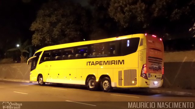 Viação Itapemirim 60763 na cidade de Belo Horizonte, Minas Gerais, Brasil, por Maurício Nascimento. ID da foto: 3563394.