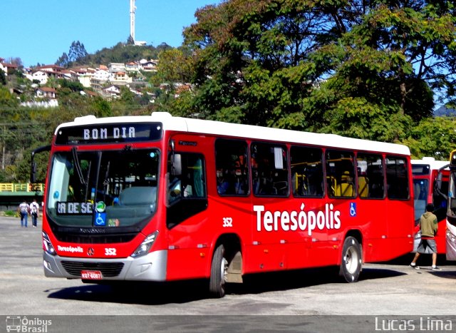 Viação Dedo de Deus 352 na cidade de Teresópolis, Rio de Janeiro, Brasil, por Lucas Lima. Número da foto: #3562397.
