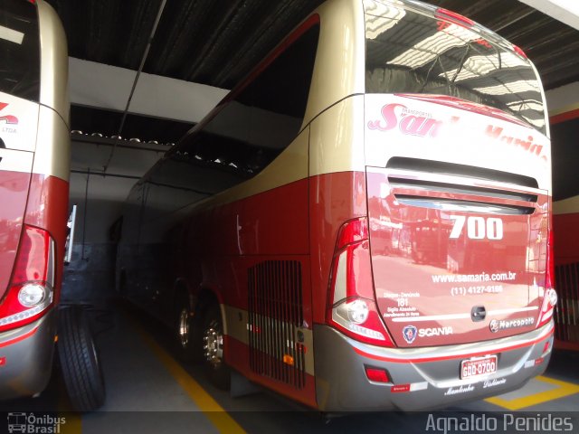 Santa Maria Fretamento e Turismo > Transportes Santa Maria(SP) 700 na cidade de São Bernardo do Campo, São Paulo, Brasil, por Agnaldo Penides. Número da foto: #3562706.