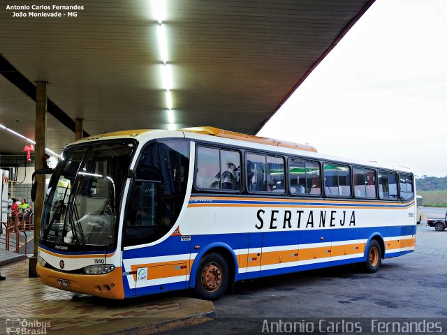 Viação Sertaneja 1560 na cidade de João Monlevade, Minas Gerais, Brasil, por Antonio Carlos Fernandes. ID da foto: 3561765.