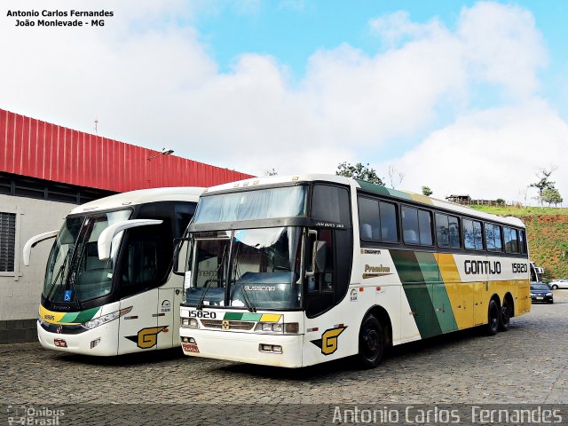 Empresa Gontijo de Transportes 15820 na cidade de João Monlevade, Minas Gerais, Brasil, por Antonio Carlos Fernandes. ID da foto: 3561895.