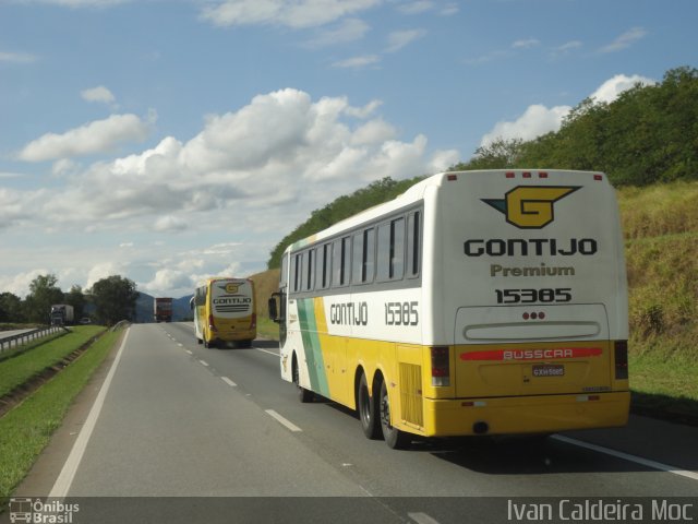 Empresa Gontijo de Transportes 15385 na cidade de Campanha, Minas Gerais, Brasil, por Ivan Caldeira Moc. ID da foto: 3563839.