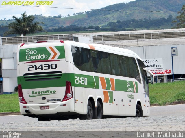 Cia. São Geraldo de Viação 21430 na cidade de Perdões, Minas Gerais, Brasil, por Daniel  Machado. Número da foto: #3564065.