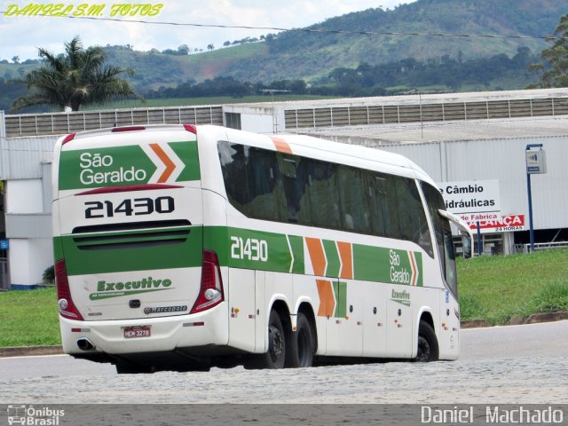 Cia. São Geraldo de Viação 21430 na cidade de Perdões, Minas Gerais, Brasil, por Daniel  Machado. ID da foto: 3564065.