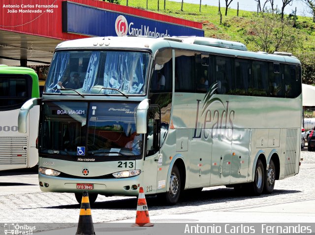 Leads Transportes 213 na cidade de João Monlevade, Minas Gerais, Brasil, por Antonio Carlos Fernandes. ID da foto: 3564214.