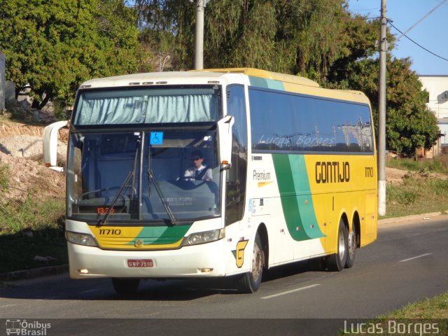 Empresa Gontijo de Transportes 11710 na cidade de Araxá, Minas Gerais, Brasil, por Lucas Borges . Número da foto: #3564687.