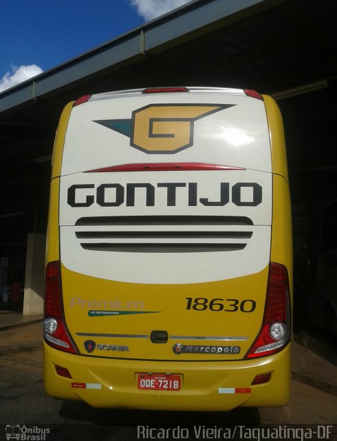 Empresa Gontijo de Transportes 18630 na cidade de Taguatinga, Distrito Federal, Brasil, por Ricardo Vieira. Número da foto: #3563667.